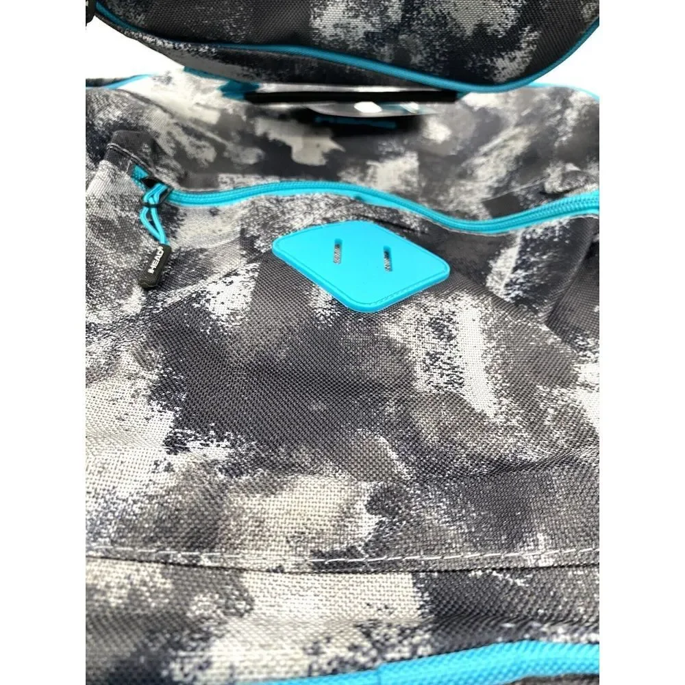 Head Backpack With Lunchbox‎ Multi Pocket School Bag NWT